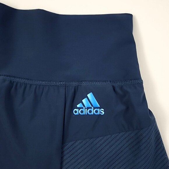 Adidas Heat Dry Athletic Women's Navy Blue Skort Skirt Stretch Size Small - Picture 4 of 13